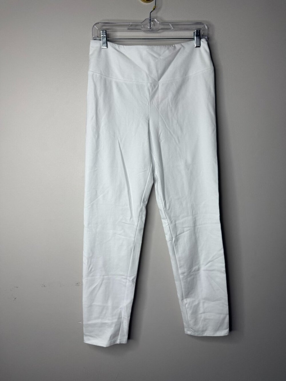 women with Control Tummy Control 86/14 Regular Slim Leg Pants white,Small #137-x